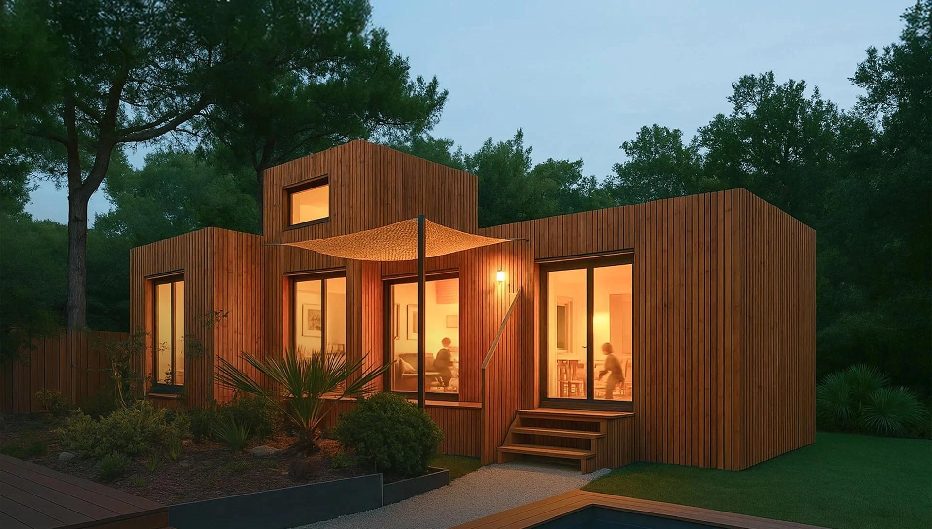Insertion paysagère de maisons préfabriquées à Guéret dans le cadre d’un certificat d’urbanisme opérationnel réalisé par BATICAD 3D